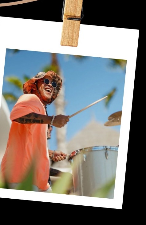 Live drums at Beach Bums